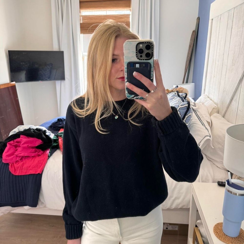 Brandy Melville Navy Blue Sweater
